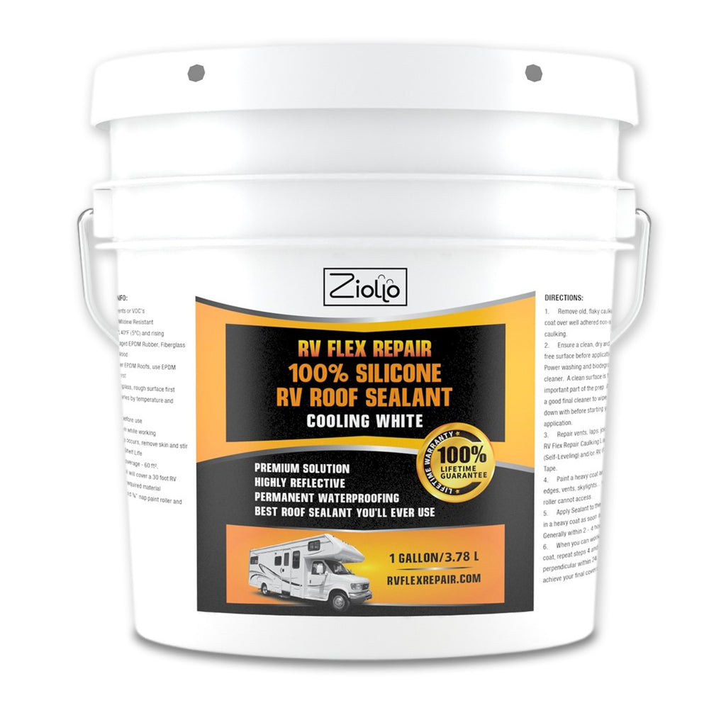 White RV Roof Coating - 1 Gal. can - 1 can / case-FREE DELIVERY